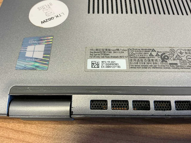 Laptop - dell inc. - latitude 5320 - afbeelding 7 van  7