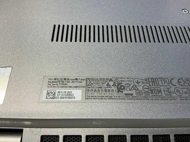 Laptop - dell inc. - latitude 5330 - afbeelding 8 van  8