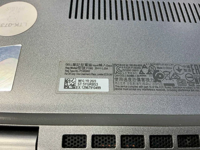Laptop - dell inc. - latitude 5330 - afbeelding 7 van  8