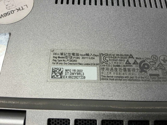 Laptop - dell inc. - latitude 5330 - afbeelding 7 van  7