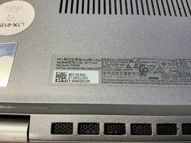 Laptop - dell inc. - latitude 5330 - afbeelding 7 van  9