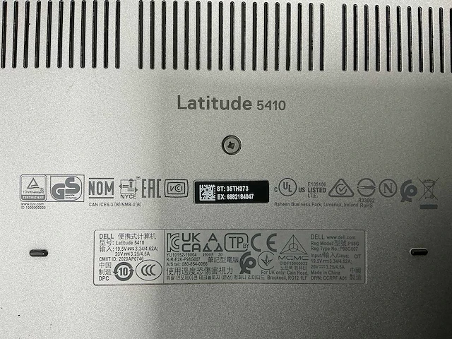 Laptop - dell inc. - latitude 5410 - afbeelding 4 van  4