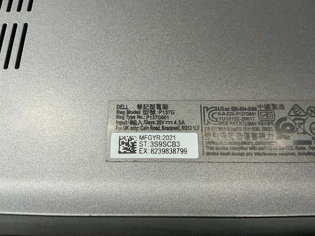 Laptop - dell inc. - latitude 5420 - afbeelding 7 van  7