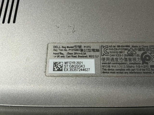 Laptop - dell inc. - latitude 5421 - afbeelding 7 van  7