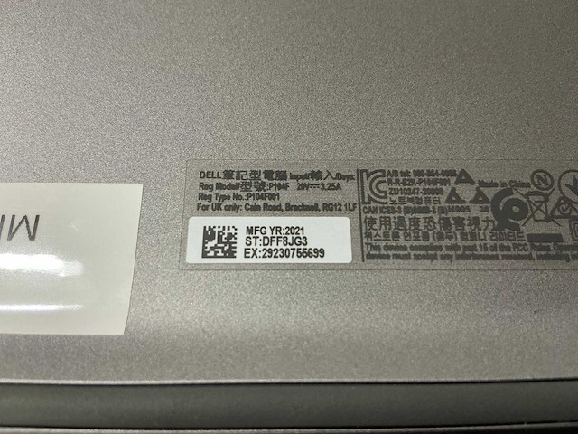 Laptop - dell inc. - latitude 5520 - afbeelding 7 van  7