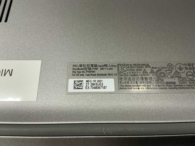 Laptop - dell inc. - latitude 5520 - afbeelding 7 van  7