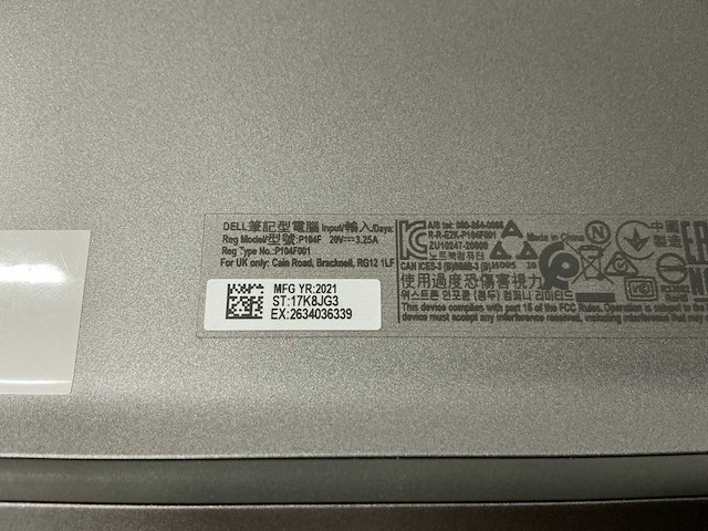 Laptop - dell inc. - latitude 5520 - afbeelding 5 van  7