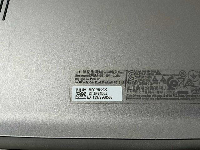 Laptop - dell inc. - latitude 5520 - afbeelding 7 van  7
