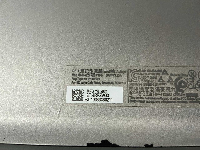 Laptop - dell inc. - latitude 5520 - afbeelding 7 van  7