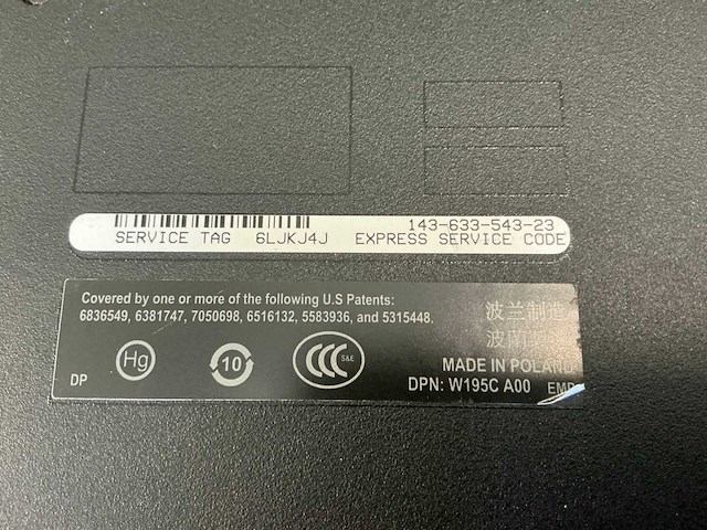 Laptop - dell inc. - latitude e5500 - afbeelding 7 van  7