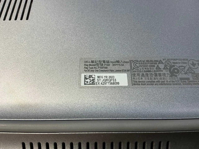 Laptop - dell inc. - precision 3571 - afbeelding 8 van  8