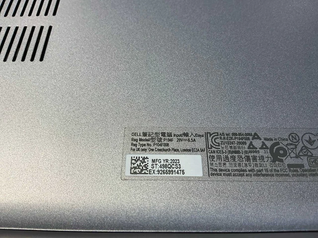 Laptop - dell inc. - precision 3571 - afbeelding 9 van  9