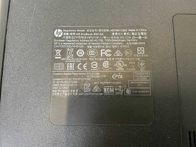 Laptop - hewlett-packard - hp probook 450 g2 - afbeelding 4 van  4