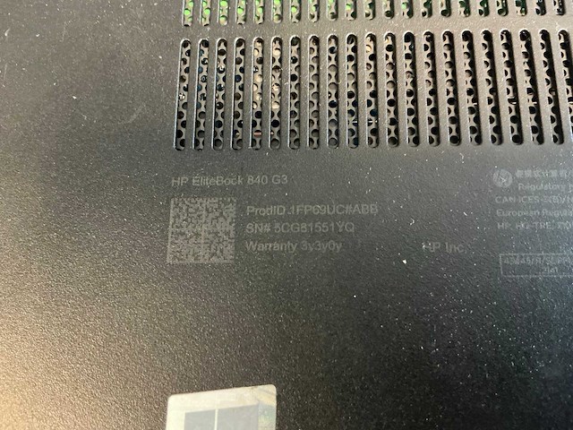 Laptop - hp - hp elitebook 840 g3 (10x) - afbeelding 16 van  20