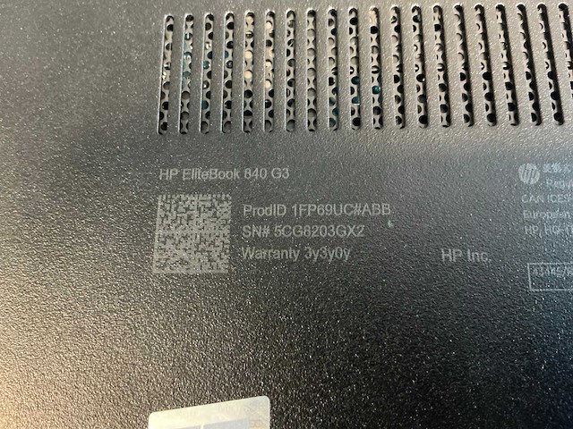 Laptop - hp - hp elitebook 840 g3 (10x) - afbeelding 20 van  20