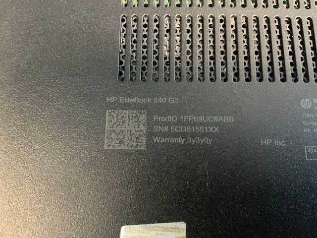 Laptop - hp - hp elitebook 840 g3 (10x) - afbeelding 4 van  20
