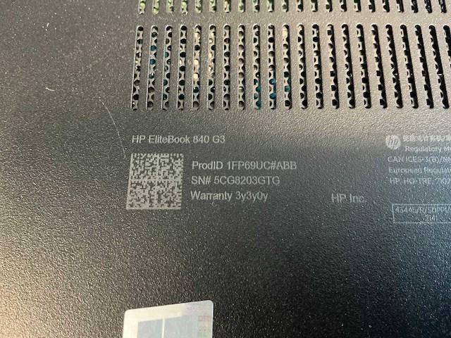Laptop - hp - hp elitebook 840 g3 (10x) - afbeelding 6 van  20