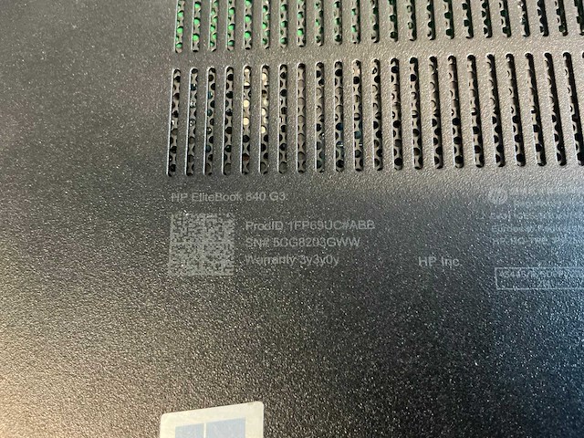 Laptop - hp - hp elitebook 840 g3 (7x) - afbeelding 10 van  15