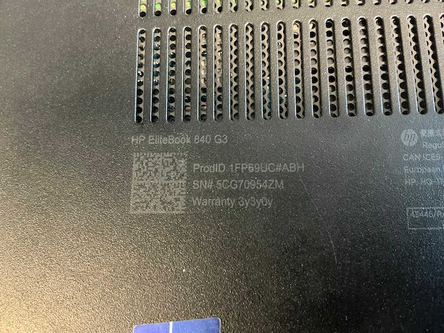 Laptop - hp - hp elitebook 840 g3 (7x) - afbeelding 15 van  15