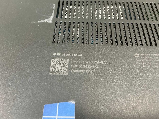 Laptop - hp - hp elitebook 840 g3 - afbeelding 7 van  7