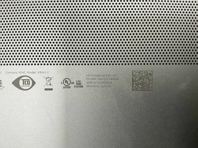 Laptop - hp - hp elitebook 840 g6 - afbeelding 5 van  5