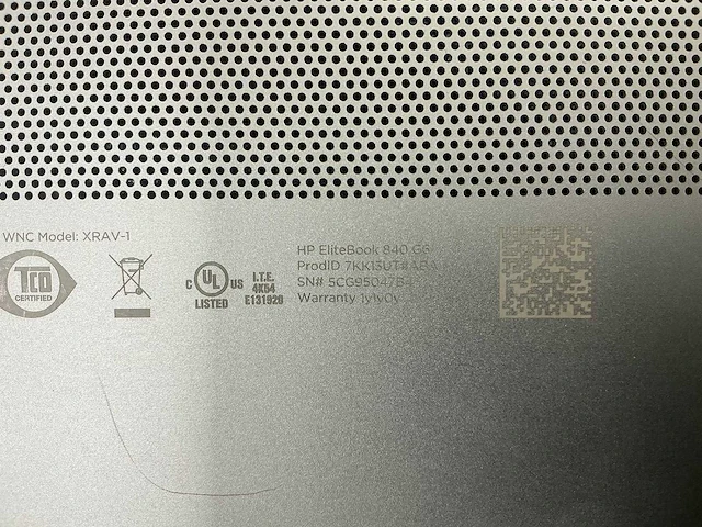 Laptop - hp - hp elitebook 840 g6 - afbeelding 5 van  5