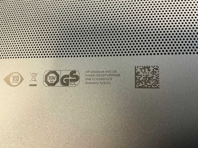 Laptop - hp - hp elitebook 840 g6 - afbeelding 7 van  7