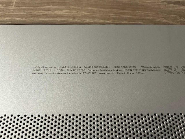 Laptop - hp - hp pavilion laptop 15-cs3965nd - afbeelding 5 van  6