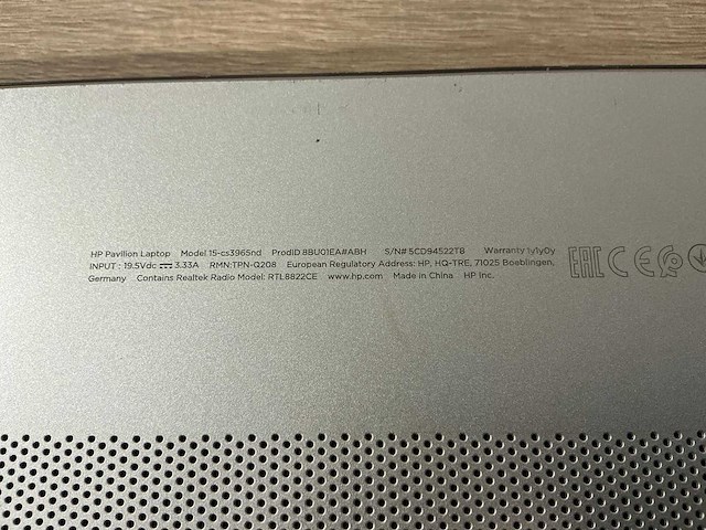 Laptop - hp - hp pavilion laptop 15-cs3965nd - afbeelding 5 van  7