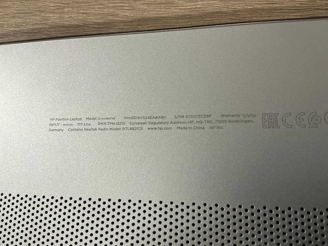 Laptop - hp - hp pavilion laptop 15-cw1947nd - afbeelding 7 van  7