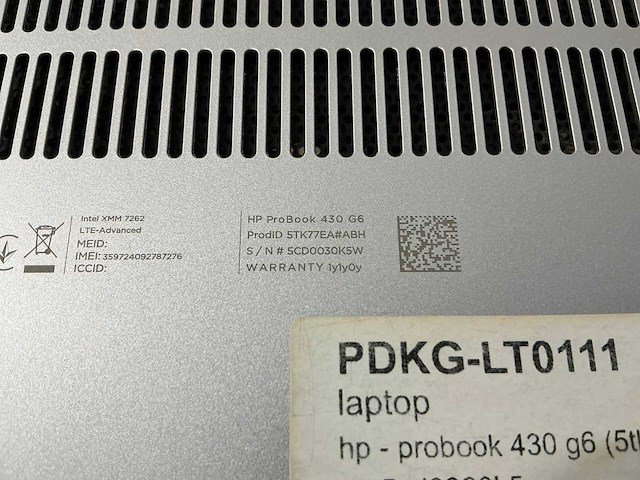 Laptop - hp - hp probook 430 g6 - afbeelding 7 van  7