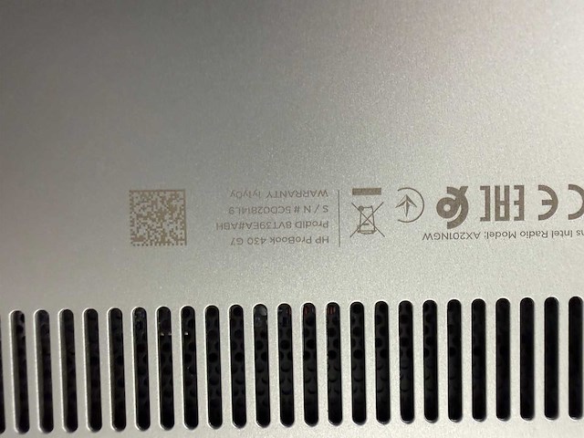 Laptop - hp - hp probook 430 g7 - afbeelding 5 van  5