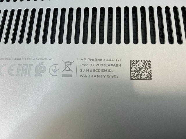 Laptop - hp - hp probook 440 g7 - afbeelding 7 van  7