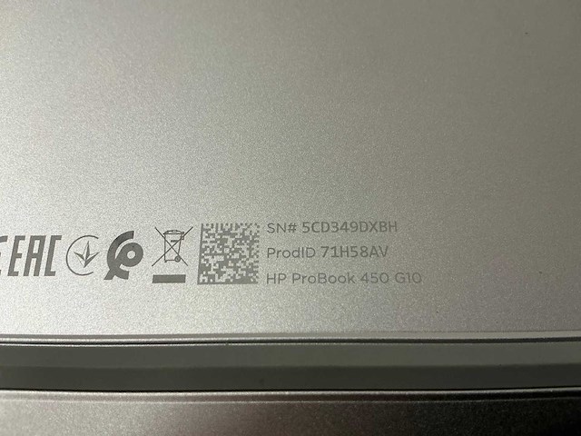 Laptop - hp - hp probook 450 15.6 inch g10 notebook pc - afbeelding 7 van  7