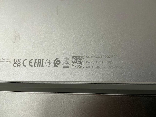 Laptop - hp - hp probook 450 15.6 inch g10 notebook pc - afbeelding 6 van  6