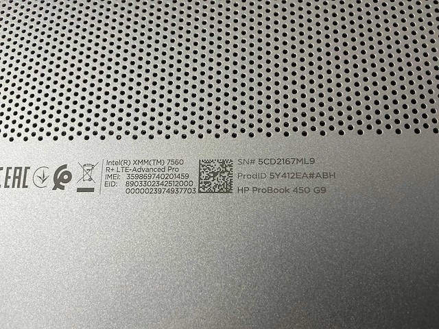 Laptop - hp - hp probook 450 15.6 inch g9 notebook pc - afbeelding 3 van  6