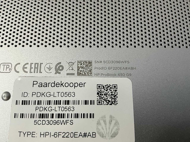 Laptop - hp - hp probook 450 15.6 inch g9 notebook pc - afbeelding 7 van  7