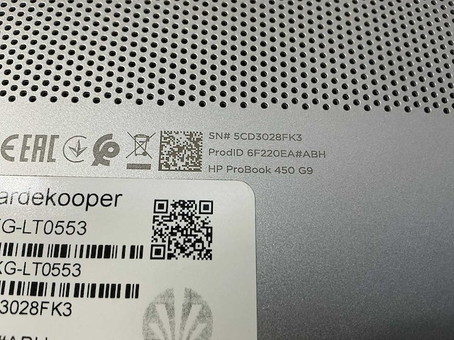 Laptop - hp - hp probook 450 15.6 inch g9 notebook pc - afbeelding 7 van  7