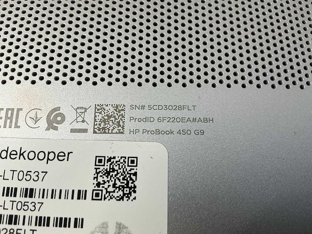 Laptop - hp - hp probook 450 15.6 inch g9 notebook pc - afbeelding 5 van  5
