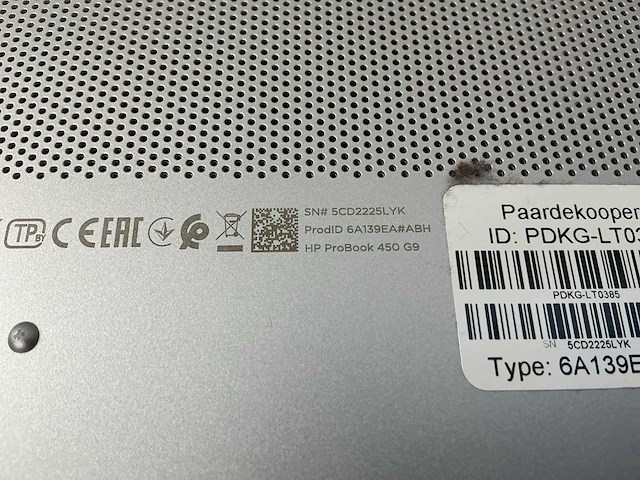 Laptop - hp - hp probook 450 15.6 inch g9 notebook pc - afbeelding 7 van  7