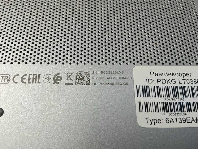 Laptop - hp - hp probook 450 15.6 inch g9 notebook pc - afbeelding 7 van  7