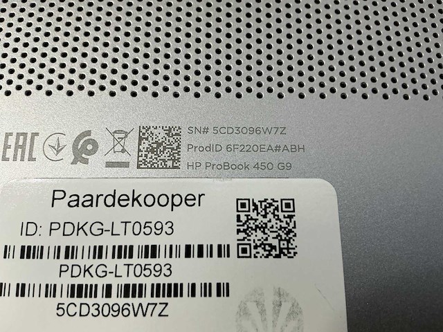 Laptop - hp - hp probook 450 15.6 inch g9 notebook pc - afbeelding 7 van  7