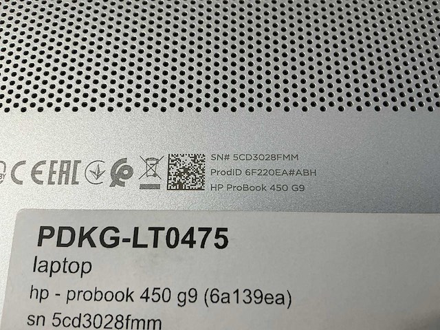 Laptop - hp - hp probook 450 15.6 inch g9 notebook pc - afbeelding 4 van  4