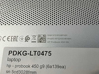 Laptop - hp - hp probook 450 15.6 inch g9 notebook pc - afbeelding 4 van  4