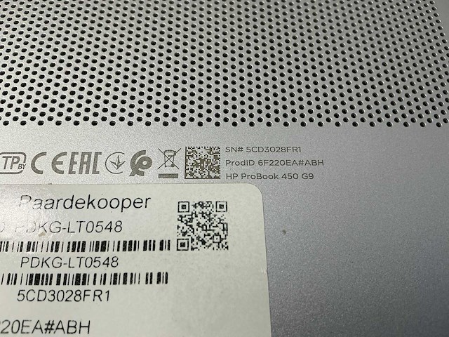 Laptop - hp - hp probook 450 15.6 inch g9 notebook pc - afbeelding 5 van  5