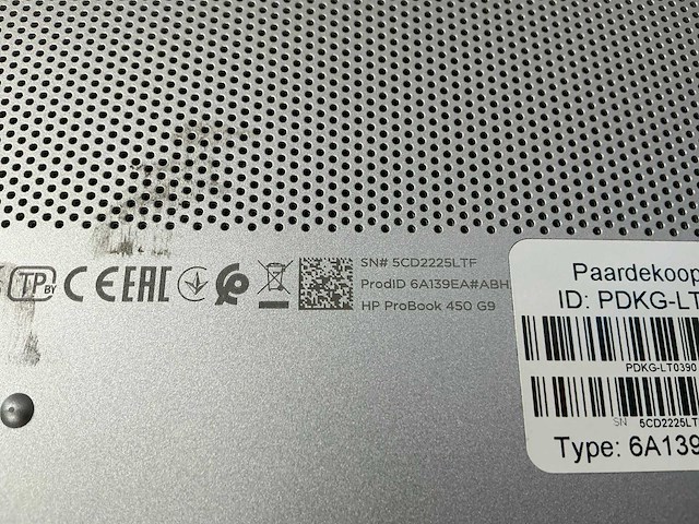 Laptop - hp - hp probook 450 15.6 inch g9 notebook pc - afbeelding 7 van  7