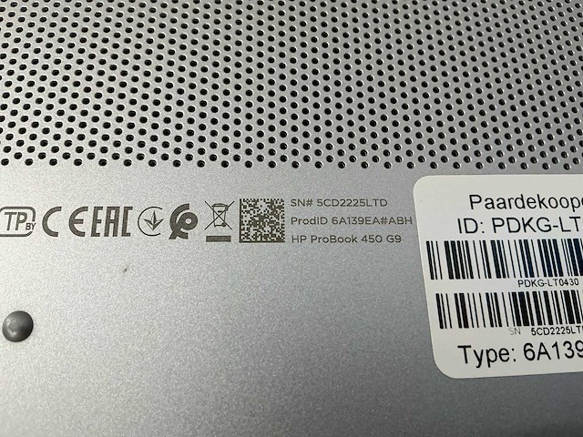Laptop - hp - hp probook 450 15.6 inch g9 notebook pc - afbeelding 7 van  7