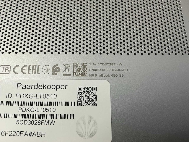 Laptop - hp - hp probook 450 15.6 inch g9 notebook pc - afbeelding 7 van  7