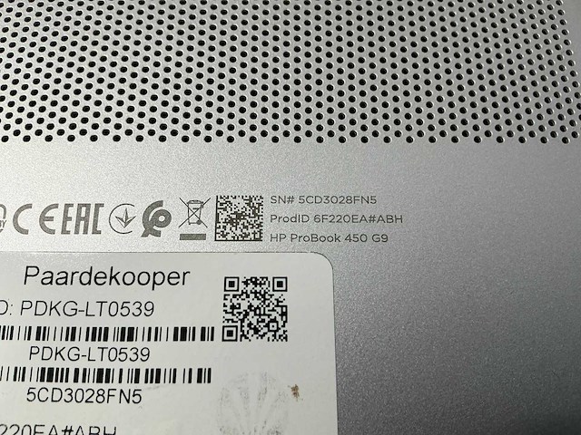 Laptop - hp - hp probook 450 15.6 inch g9 notebook pc - afbeelding 7 van  7
