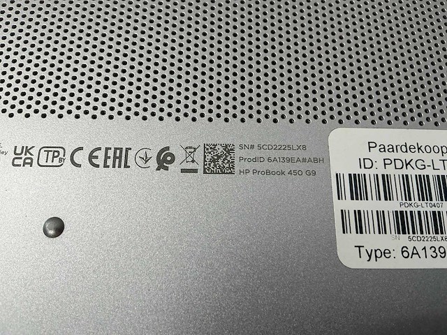 Laptop - hp - hp probook 450 15.6 inch g9 notebook pc - afbeelding 5 van  5